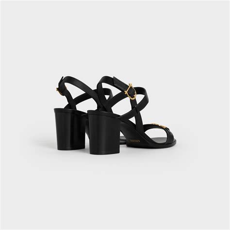 celine triomphe sandal in calfskin|Celine.